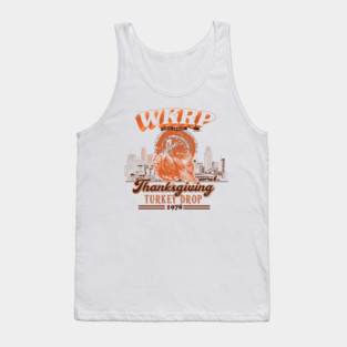 WKRP Turkey Drop Tank Top