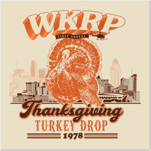 WKRP Turkey Drop Posters and Art