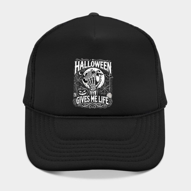 Funny Halloween Gives me Life, Spooky Design by logiamerch