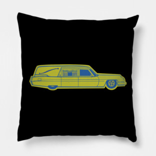 Pop Art Hearse Pillow