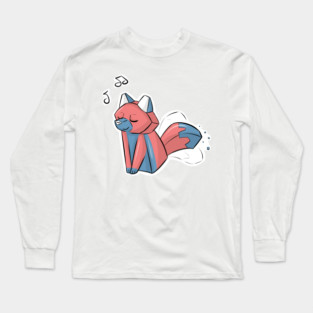 Happy Eraser Fox Long Sleeve T-Shirt