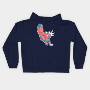 Surprised Eraser Fox Kids Hoodie