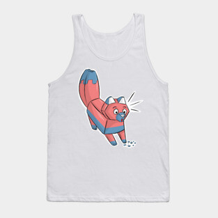 Surprised Eraser Fox Tank Top