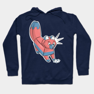 Surprised Eraser Fox Hoodie
