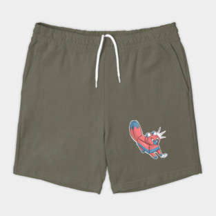 Surprised Eraser Fox Shorts