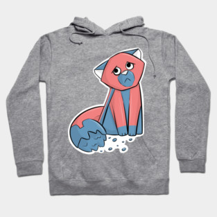 Sad Eraser Fox Hoodie