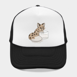 Cookie Fox with Milk Hat