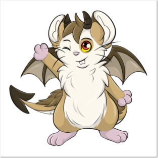 Dramster Ceti winks Posters and Art