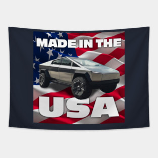 CyberTruck, Made In The USA Tapestry