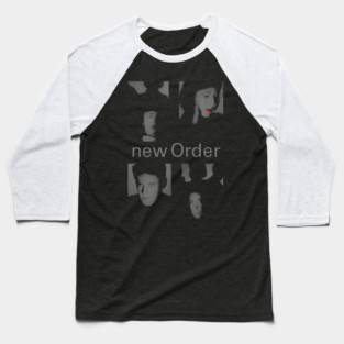 New Order Band Baseball T-Shirt