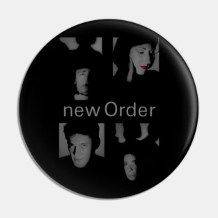 New Order Band Pin