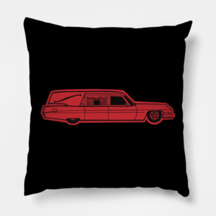 Pop Art Hearse Pillow