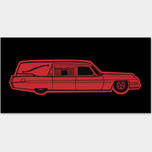 Pop Art Hearse Posters and Art