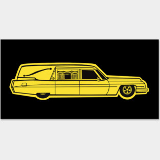 Pop Art Hearse Posters and Art