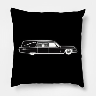 Pop Art Hearse Pillow