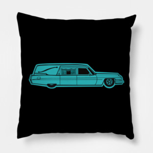 Pop Art Hearse Pillow