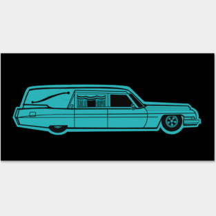 Pop Art Hearse Posters and Art