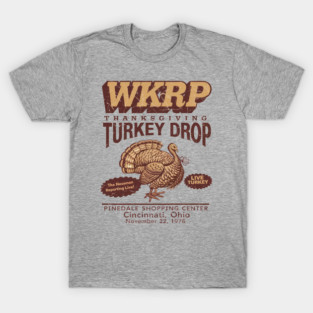 WKRP Thanksgiving Turkey Drop T-Shirt