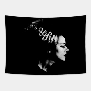 Vintage Bride of Frankenstein Tapestry
