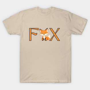 Vintage Style Elegant Fox - Minimalist Design T-Shirt