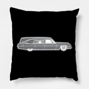 Pop Art Hearse Pillow