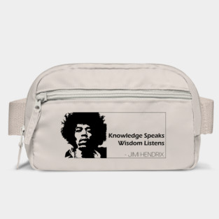 Jimi Hendrix - Knowledge Speaks Wisdom Listens Bag