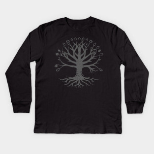 Yggdrasil Tree of Life Kids Long Sleeve T-Shirt