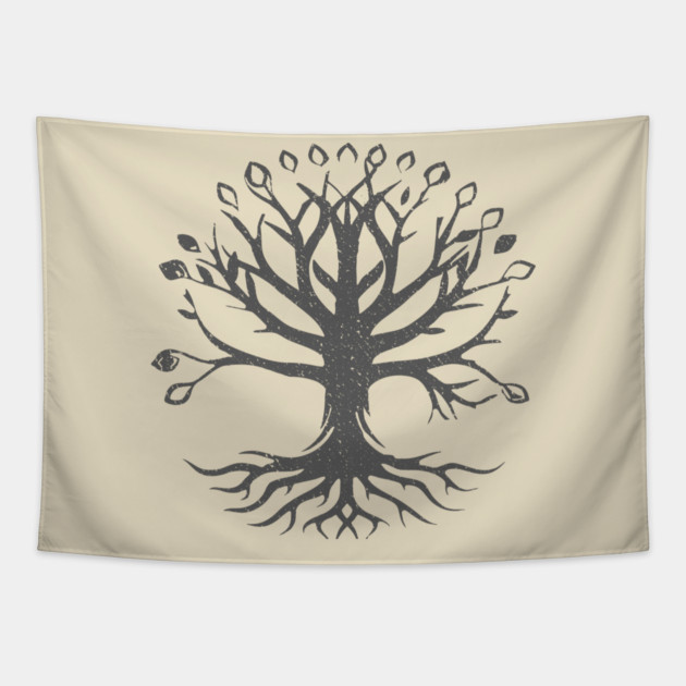 Yggdrasil Tree of Life Tapestry by DonWillisJrArt