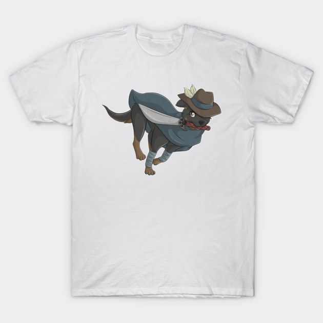 Gorou the Dog T-Shirt by Fennek