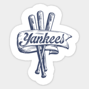 Vintage Yankees Bats Sticker