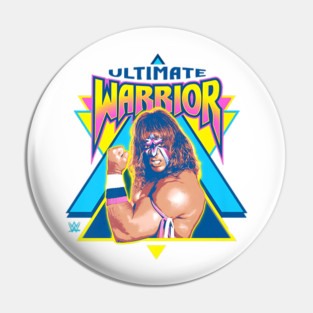 Ultimate Warrior Retro Triangle Warrior Pin