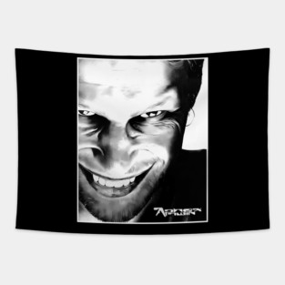 Aphex twin Scary Smile Tapestry