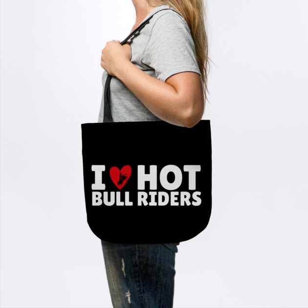 I Love Heart Bull Riders by The WYLD Tribe
