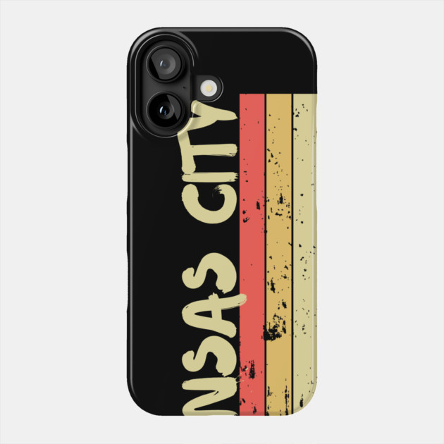 Kansas City Retro Phone Case by The WYLD Tribe