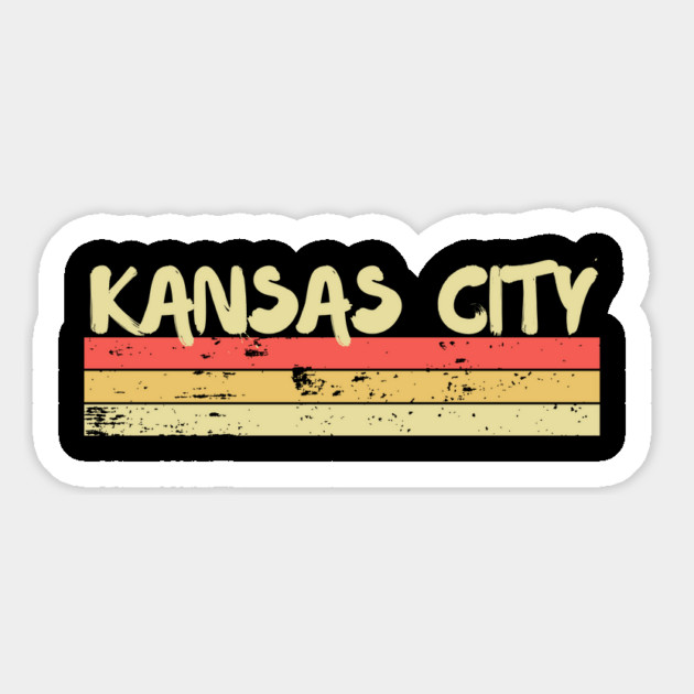 Kansas City Retro Magnet by The WYLD Tribe