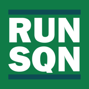 RUN SQN Philadelphia Football Design T-Shirt