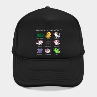 Kawaii Axolotls of the Worlds Hat