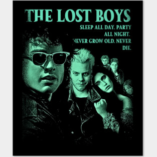 The Lost Boys (1987) Vintage Retro Posters and Art