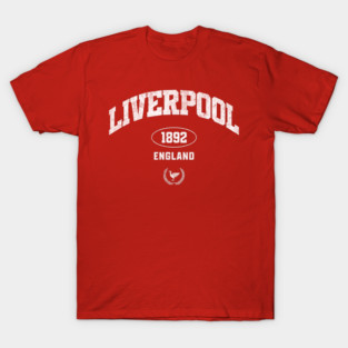 Liverpool England Vintage Mono T-Shirt