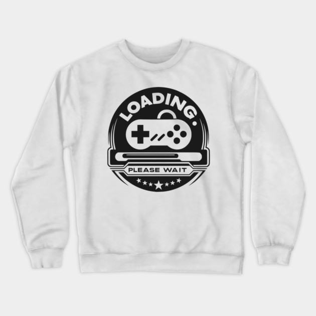Loading Please Wait Crewneck Sweatshirt by Frank Ring