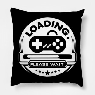 Loading Please Wait Pillow
