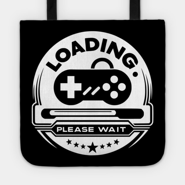 Loading Please Wait Tote by Frank Ring