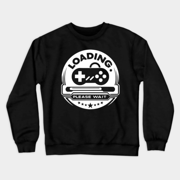 Loading Please Wait Crewneck Sweatshirt by Frank Ring