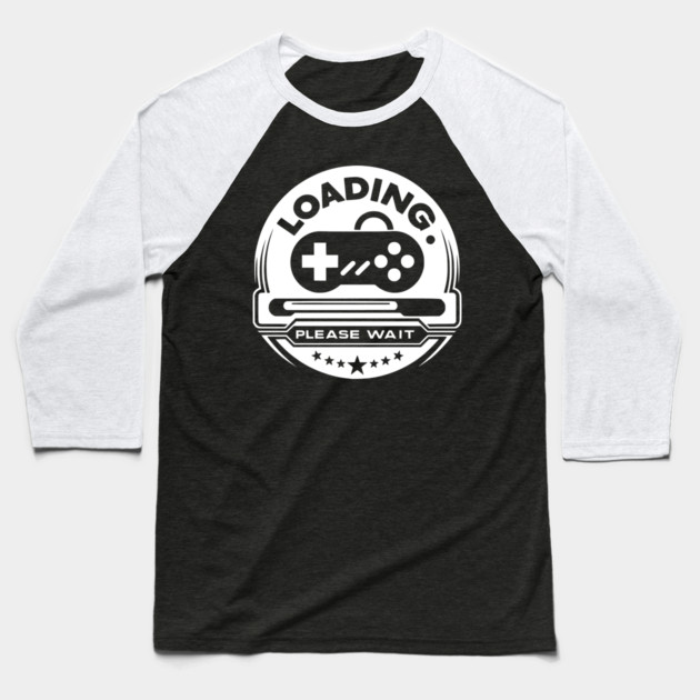 Loading Please Wait Baseball T-Shirt by Frank Ring