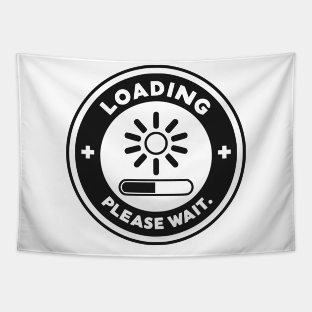 Loading Please Wait Tapestry by Frank Ring