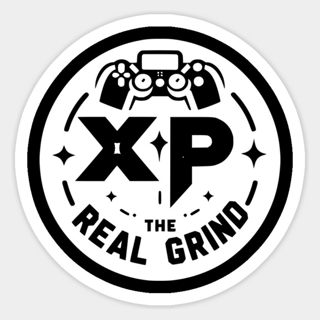 XP The Real Grind Sticker by Frank Ring
