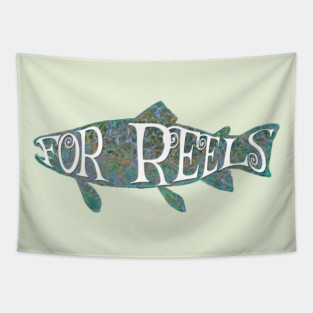 Trout is for reels Tapestry