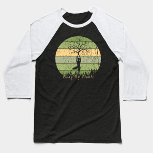Body By Plants Distressed Vintage Baseball T-Shirt