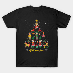 Christmas Nutcracker Squad Ballet Dance Women Kid Girls Xmas T-Shirt