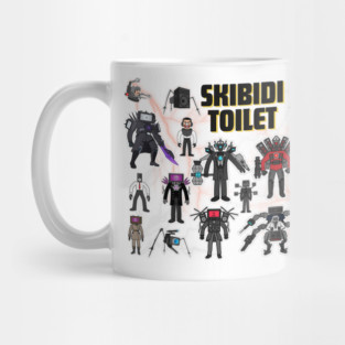 Skibidi personajes Mug